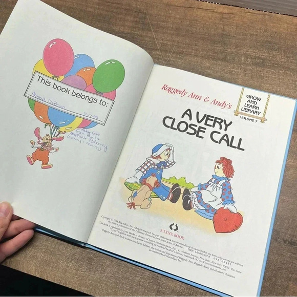 Raggedy Ann & Andy's Grow-and-Learn Library Books (5,6,7) x3 Hardcover 1988 - Picture 11 of 12